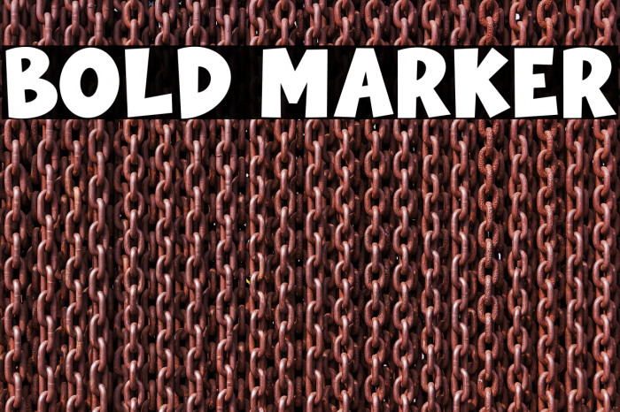Bold Marker Example 2