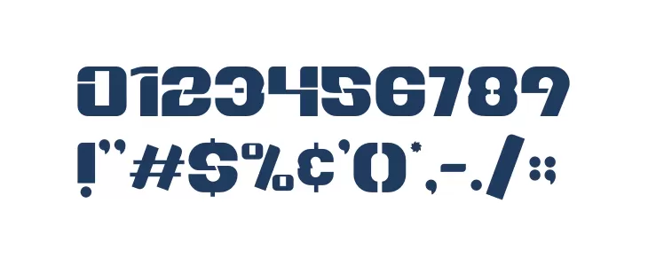 Bold Move Font OTHER CHARS