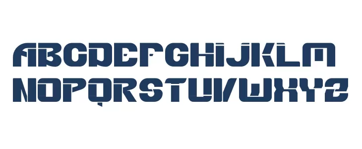 Bold Move Font UPPERCASE