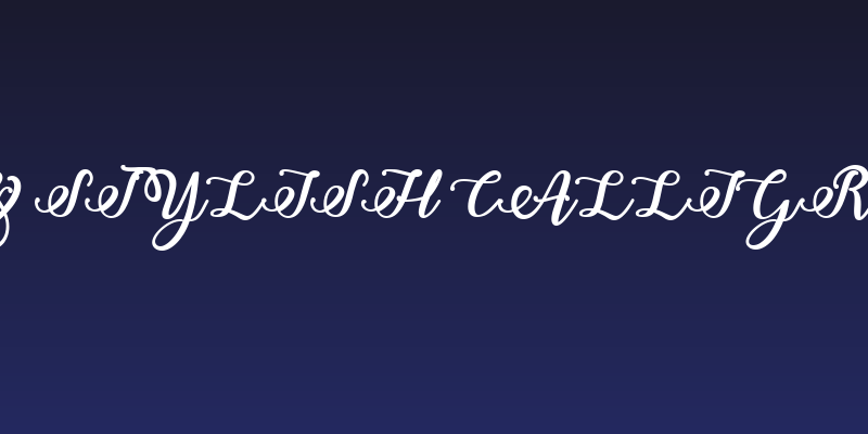 Bold & Stylish Calligraphy Social Header