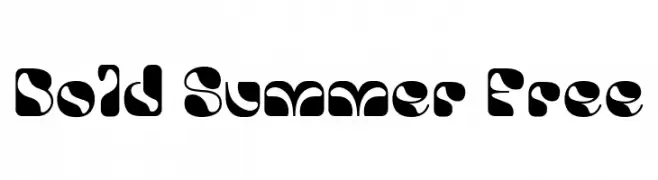 Bold Summer Free フォント