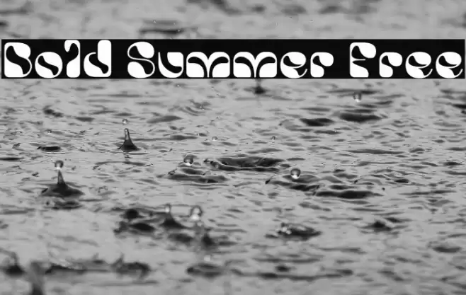 Bold Summer Free Caratteri examples