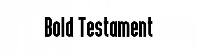 Bold Testament  フリーフォントのダウンロード
