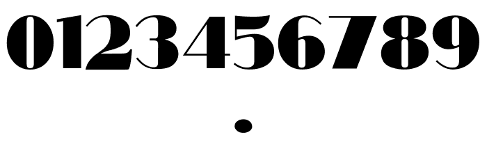 Bold-ish Demo Font Font OTHER CHARS