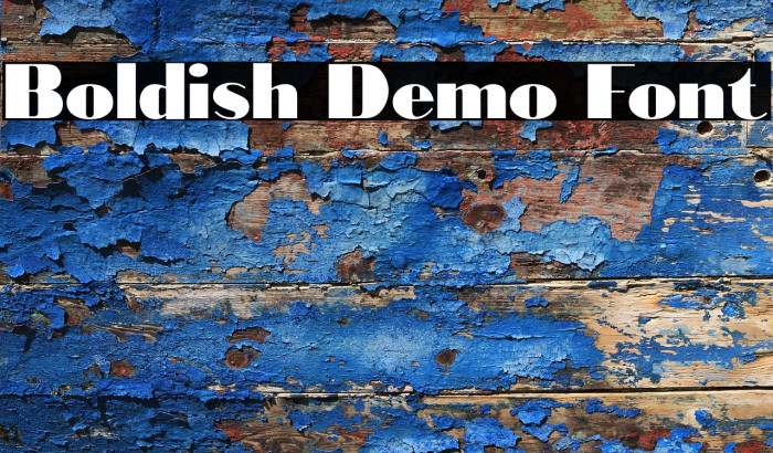 Bold-ish Demo Font Example 3