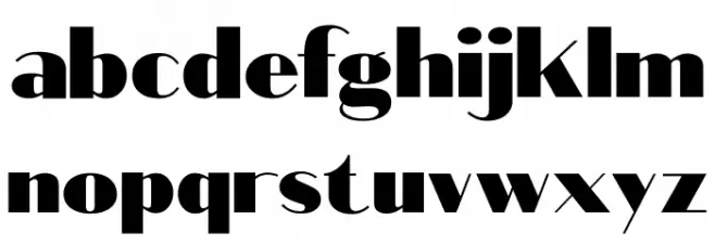 Bold-ish Demo Font Fonte MINÚSCULAS