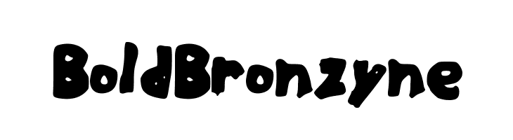 BoldBronzyne  免费字体下载