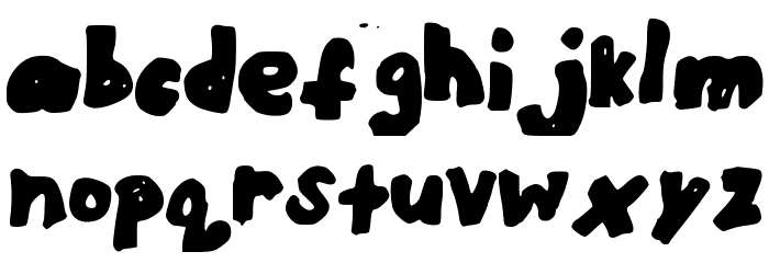 BoldBronzyne Font LOWERCASE