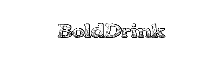 BoldDrink  les polices de caractères gratuit tlcharger