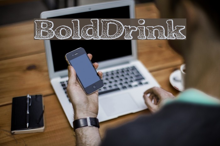 BoldDrink Example 1