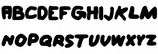 BoldHandwriting Schriftart Groß