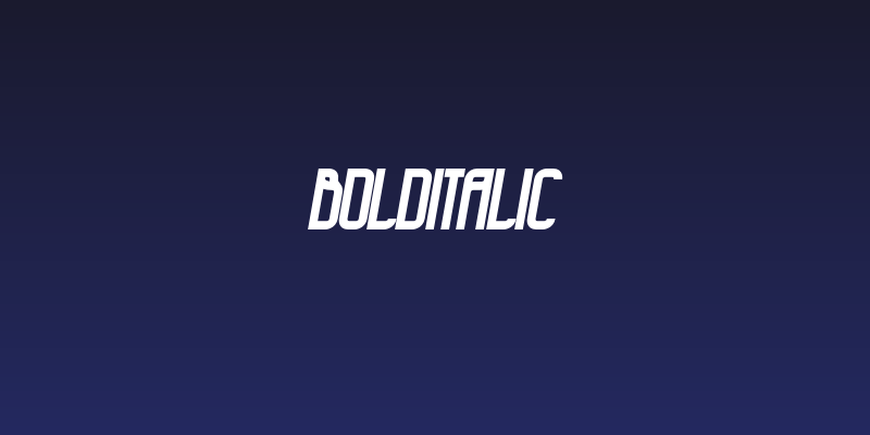 BoldItalic Social Header