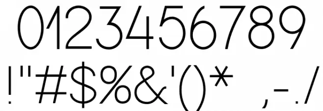 BoldOblique Font OTHER CHARS