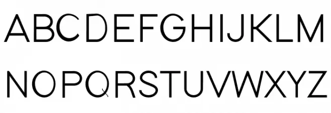 BoldOblique Schriftart Groß