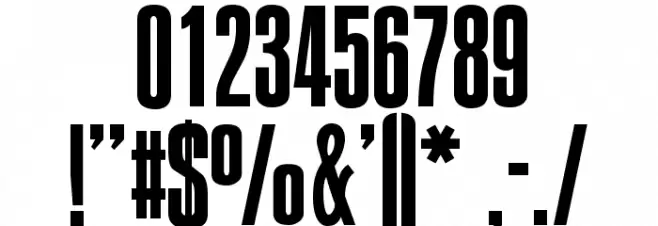 BoldPact Normal Font OTHER CHARS