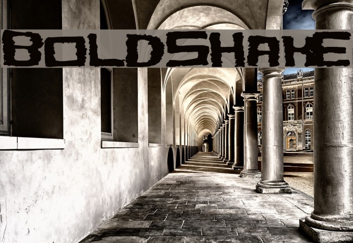 BoldShake Font examples
