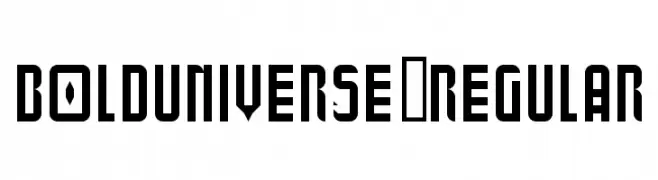 BoldUniverse-Regular  नि: शुल्क फ़ॉन्ट्स डाउनलोड