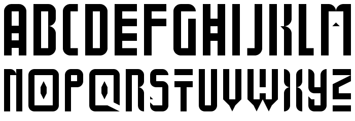 BoldUniverse-Regular Font LOWERCASE