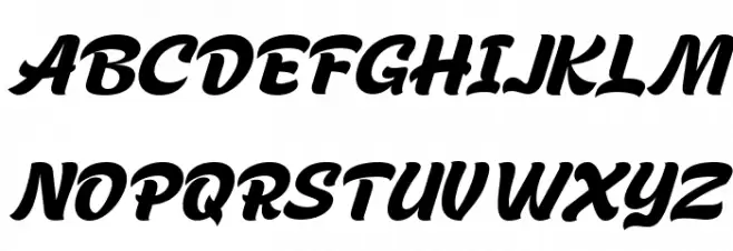 Boldblaster Italic Fonte MAIÚSCULAS