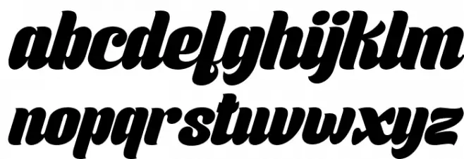 Boldblaster Italic خط أحرف صغيرة