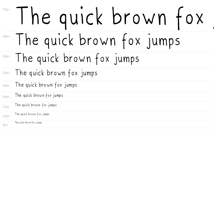 Boldbolder Hand Regular Waterfall