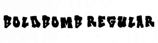 Boldbomb Regular Descarca Fonturi Gratis
