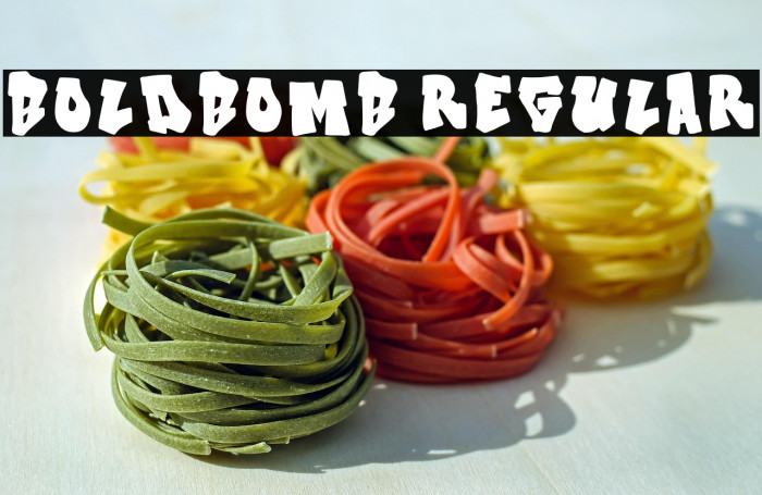 Boldbomb Regular Example 1