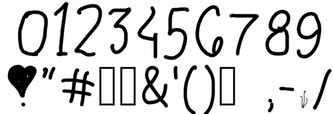 Bolden Font OTHER CHARS