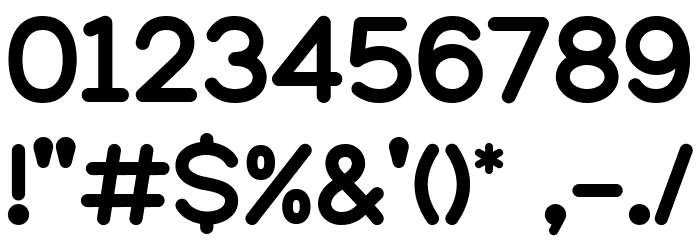 Boldena Bold Font OTHER CHARS