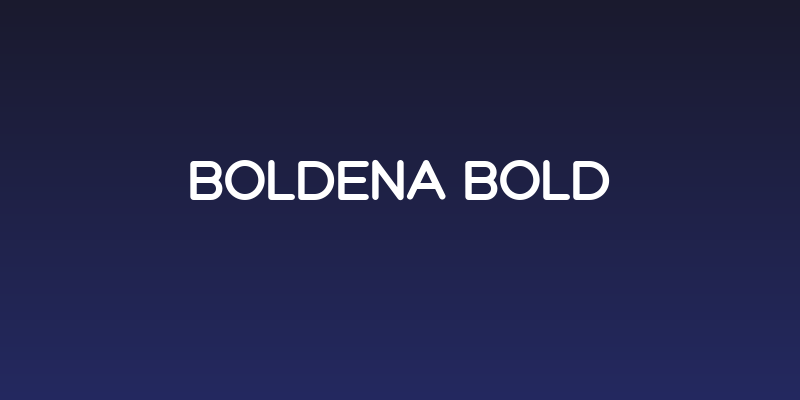 Boldena Bold Social Header