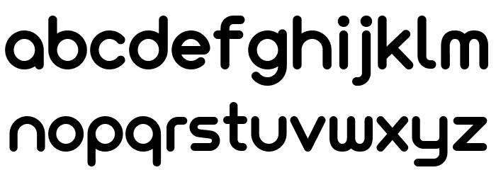 Boldena Bold Font LOWERCASE
