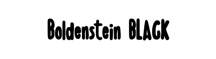 Boldenstein BLACK Font