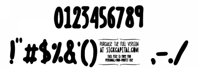 Boldenstein BLACK Font OTHER CHARS