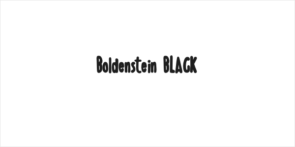 Boldenstein BLACK Logo