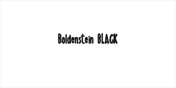 Boldenstein BLACK Logo