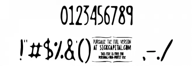 Boldenstein THIN Font OTHER CHARS