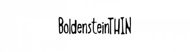 Boldenstein THIN  Frei Schriftart Herunterladen