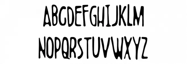 Boldenstein THIN フォント 大文字