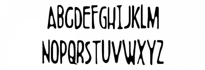 Boldenstein THIN フォント 大文字