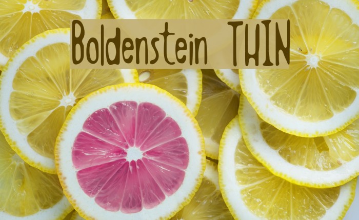 Boldenstein THIN Example 2