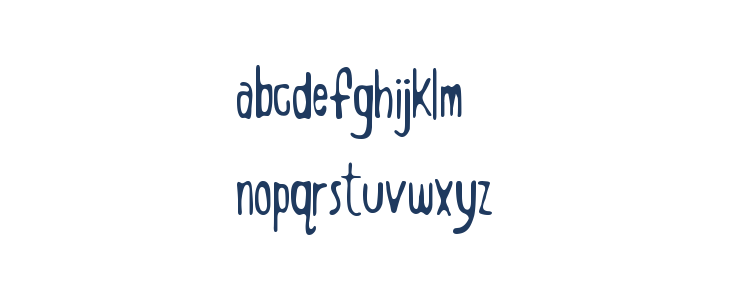 Boldenstein THIN Lowercase