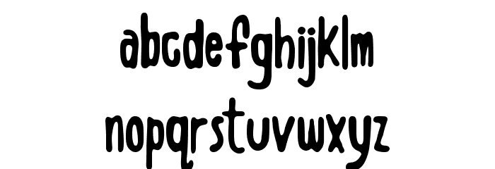 Boldenstein Font LOWERCASE