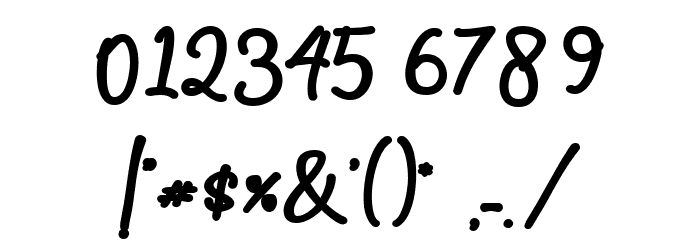 Bolder Line Font OTHER CHARS