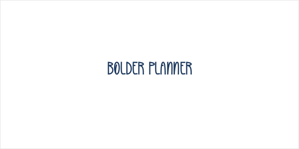 Bolder Planner Logo
