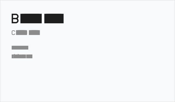 Bolderic Regular Business Card