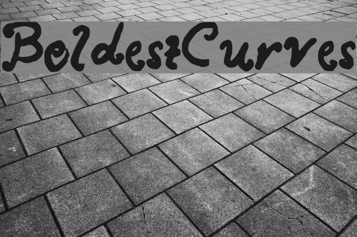 BoldestCurves Font examples