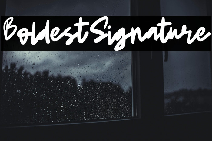 BoldestSignature Example 3