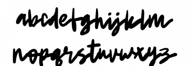 BoldestSignature Fonte MINÚSCULAS