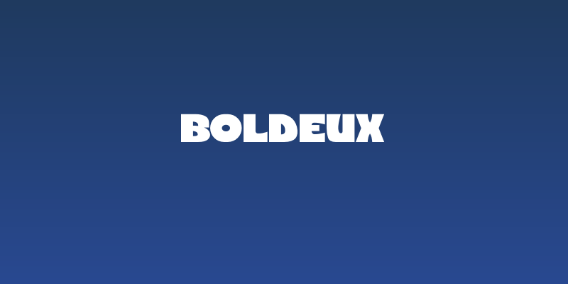 Boldeux Social Header