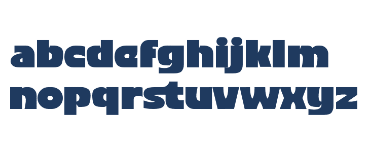 Boldeux Lowercase